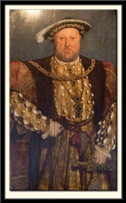 King Henry VIII a portrait after the original by Hans Holbein