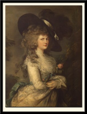 Portrait of Georgiana by Sir Thomas Gainsborough c.1785 -87