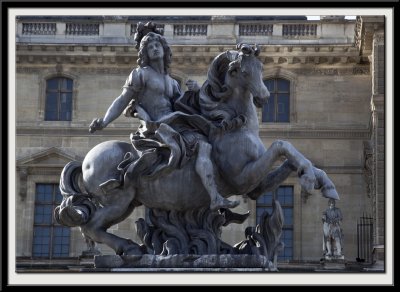 Statue equestre de Louis XIV