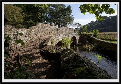 Lovers Bridge, the back entrance to Dunster Castle