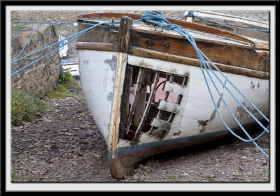 Luxury boat for sale.  Some rising damp.