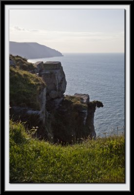 View from the cliff path