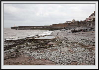 Outside the harbour