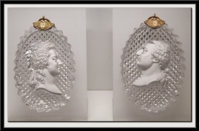 Marie-Antoinette et Louis XVI Medaillons, vers 1815