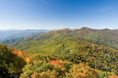 view from Green Knob Fire Tower 1