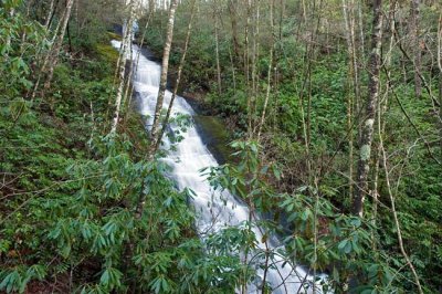 waterfall on tributary of Tanasee Creek 1
