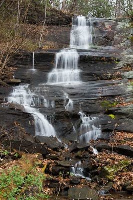 waterfall on Barnett Branch Trail 4