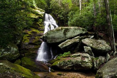 Upper Waterfall on Little Lost Cove Creek 1