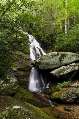 Upper Waterfall on Little Lost Cove Creek 2