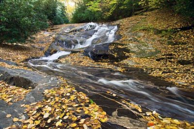 waterfall on Piney Mountain Creek 3