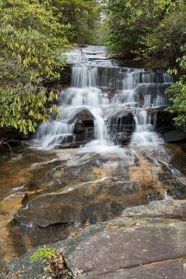 waterfall on Briery Fork Creek