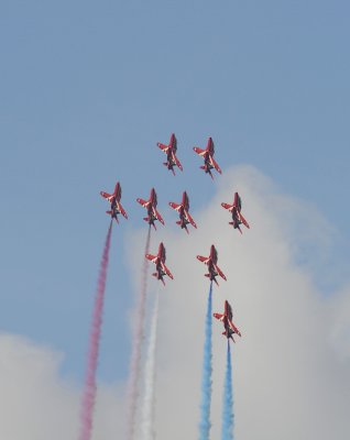 The Red Arrows.