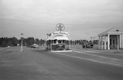 NAAS Whiting Field, main gate, Christmas 1959