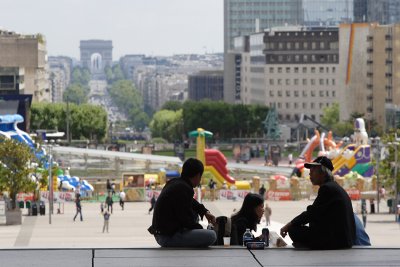 Arc de Triomphe from La Dfense