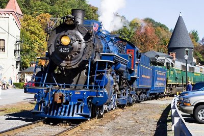 RBM&N Fall Excursion Rolls into the station in Jim Thorpe, PA