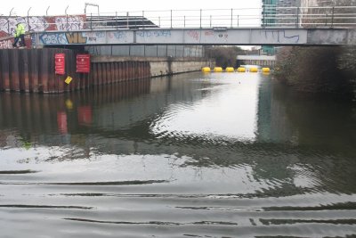 Bow back rivers are a no go area whilst the Olympic Park is being constructed