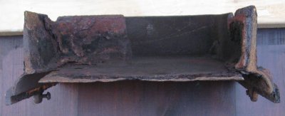 Broken oven top