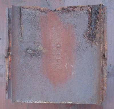 Broken oven top