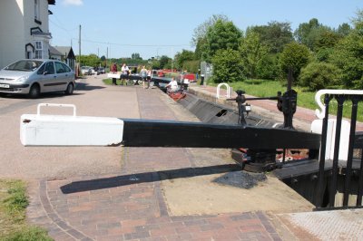 Rushall Top Lock - Our first lock of the weekend (2.0pm on the Sunday)