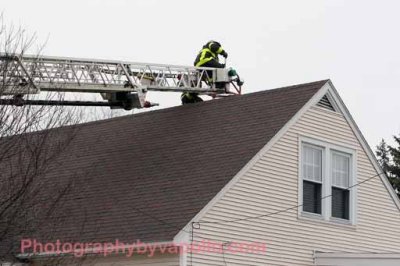 Leominster  MA Chimney Fire March 7,2008