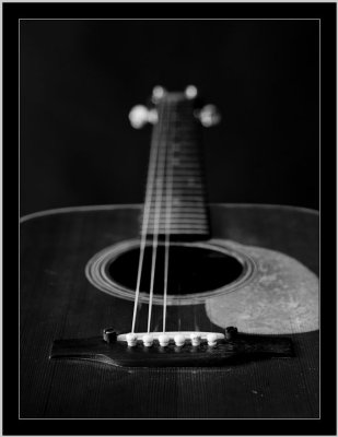 Paul's guitar (tilted lens)