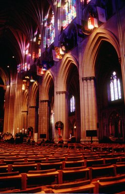Interior of Washington National Cathedral