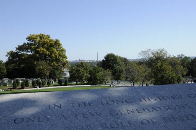 The view from Bobby's  final resting place