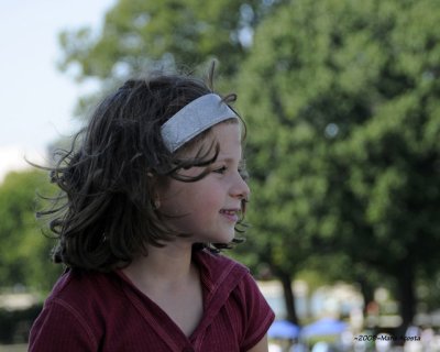 Charlotte in profile....sweet