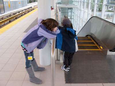 We missed the train
