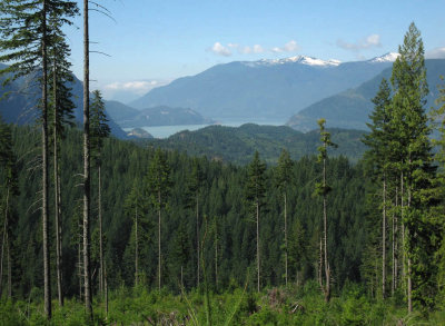 View from Trail Head in Squamish