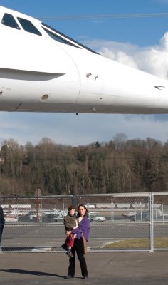 Naomi & Isaac tour the Concorde