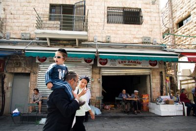 Scenes in Jerusalem's Machne Yehuda (Jewish Market)