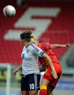 Wales v Scotland UEFA Women's European Championship 2013 qualifier