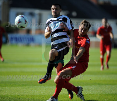 Llanelli v Bala town Welsh Premier League Football 