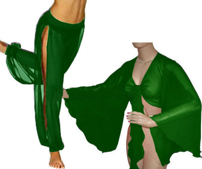 Emerald harem Outfit_1 size