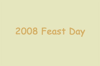 2008 Feast Day