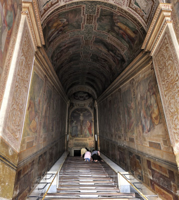 Holy Staircase (next to St. John Lateran Basilica, Rome)