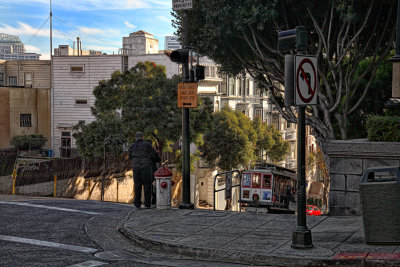 Waiting for the Cable Car - San Francisco CA