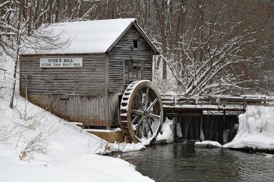 Hyde's Mill - Winter - Dane County , Wisconsin