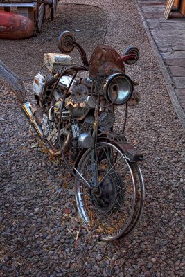 Old Motorcycle - Santa Fe, New Mexico