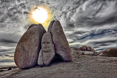 Carved Rock - Joshua National Park - California