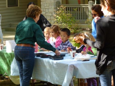 Painting leaves