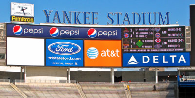 centerfield scoreboard