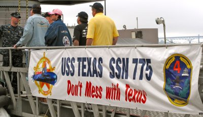 Going aboard USS Texas (SSN775)