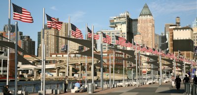 flags in a row