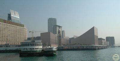 DSC_4138 Kowloon-star ferry terminal-old clock tower-Hong Kong Cultural centre-waterfront promenade.jpg