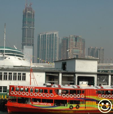Kowloon Star Ferry terminal and Union square phase 7 under construction.jpg