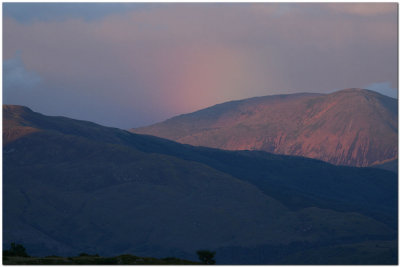 Glow on the mountain top