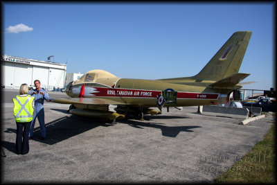 Chris Hadfield does an interview about his F-86 Sabre plane
