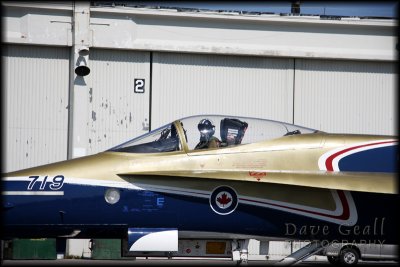 Canadian F-18 cockpit shot